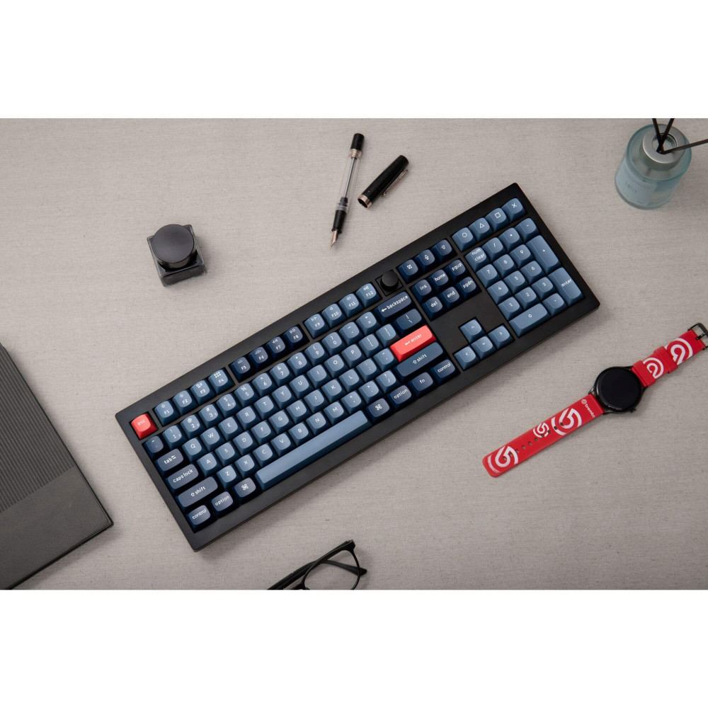 Keychron V6 Max – Kabellose mechanische QMK-Tastatur mit Full-Size-Layout
