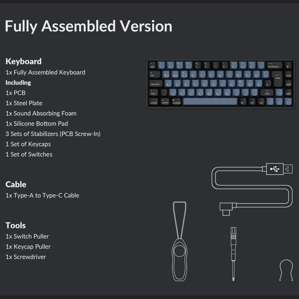 Keychron K6 Pro – Clavier 65 % avec QMK/VIA et remplaçable à chaud