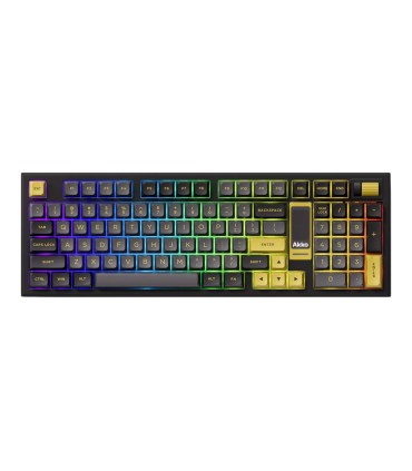 AKKO 5098B Black & Gold – Clavier ANSI avec écran TFT et support de joint d’étanchéité