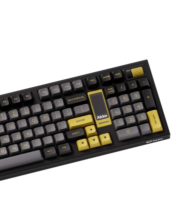 AKKO 5098B Black & Gold – Clavier ANSI avec écran TFT et support de joint d’étanchéité