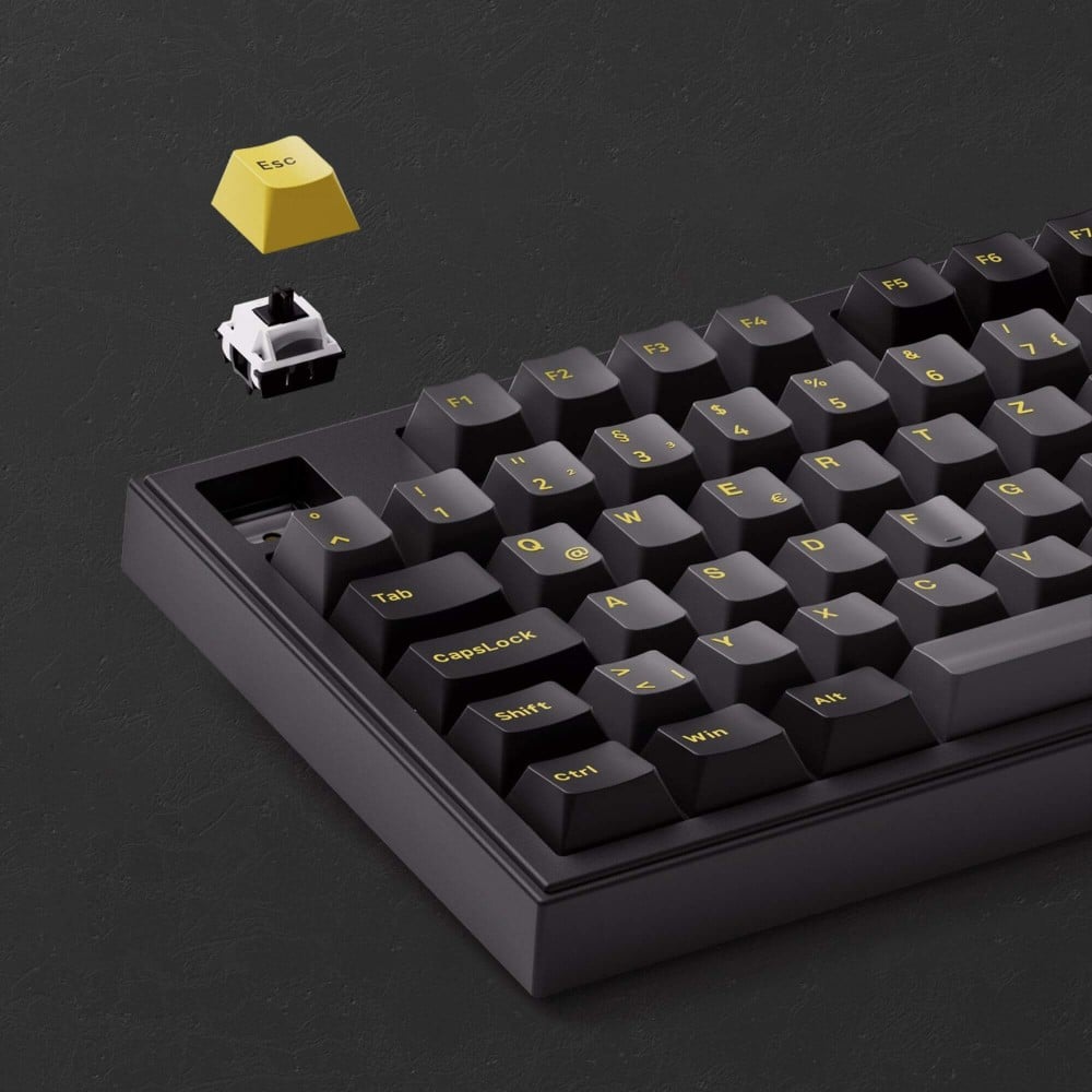 AKKO 5098B Black & Gold – ANSI keyboard with TFT screen and Gasket mount