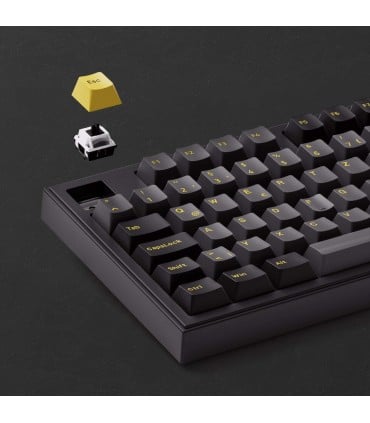 AKKO 5098B Black & Gold – ANSI keyboard with TFT screen and Gasket mount