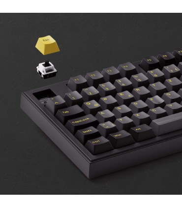 AKKO 5098B Black & Gold – Clavier ANSI avec écran TFT et support de joint d’étanchéité