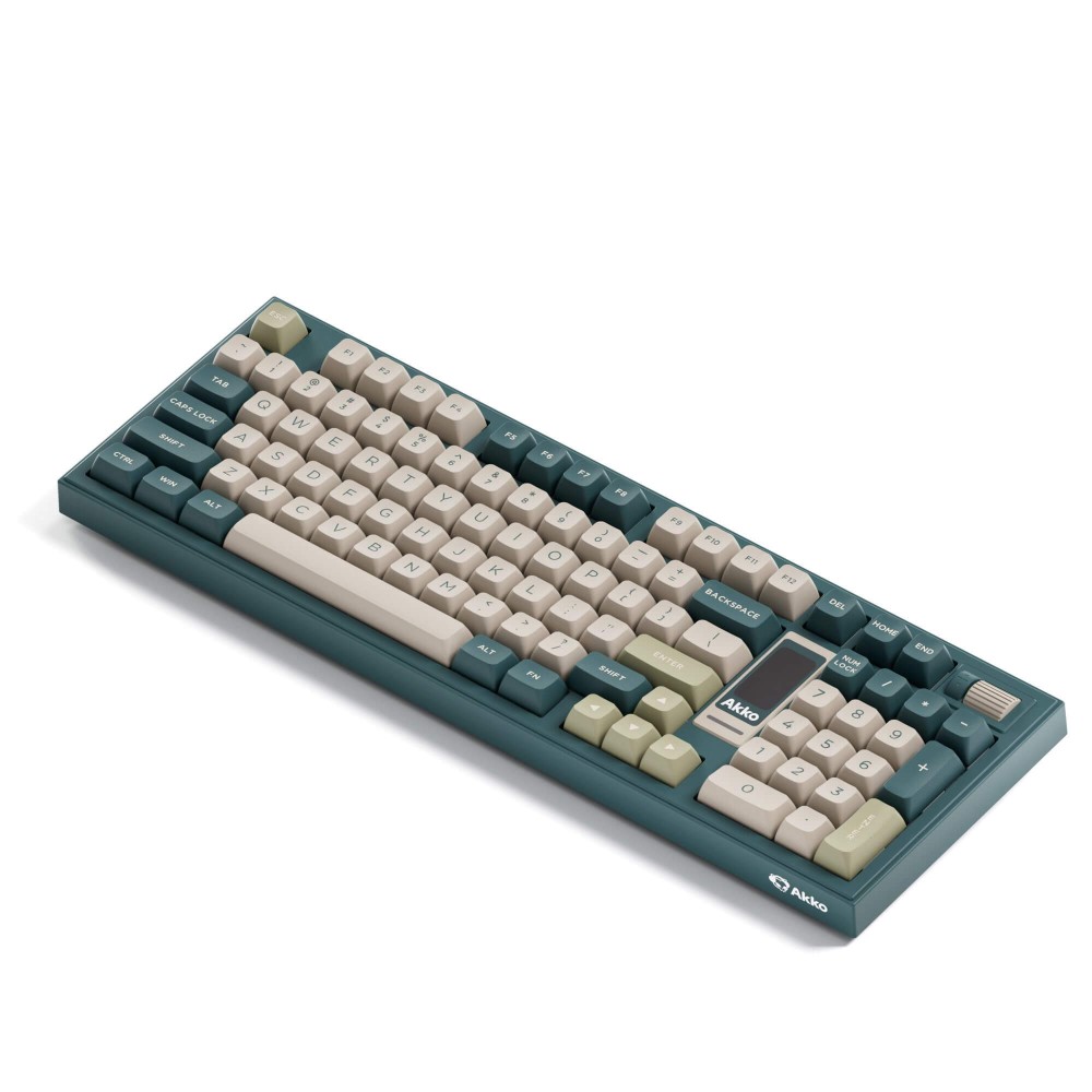 AKKO 5098B Black & Gold – Clavier ANSI avec écran TFT et support de joint d’étanchéité