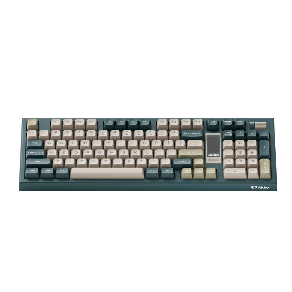 AKKO 5098B Black & Gold – Clavier ANSI avec écran TFT et support de joint d’étanchéité