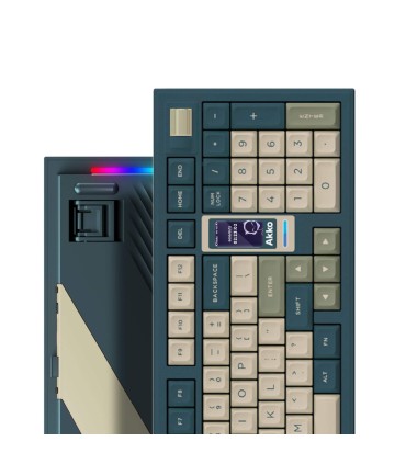AKKO 5098B Black & Gold – Clavier ANSI avec écran TFT et support de joint d’étanchéité