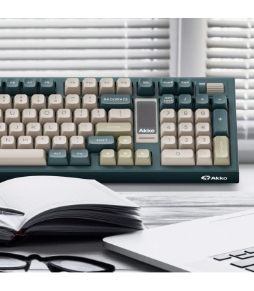 AKKO 5098B Black & Gold – ANSI-Tastatur mit TFT-Screen & Gasket-Mount