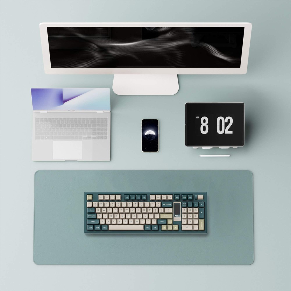 AKKO 5098B Black & Gold – ANSI-Tastatur mit TFT-Screen & Gasket-Mount