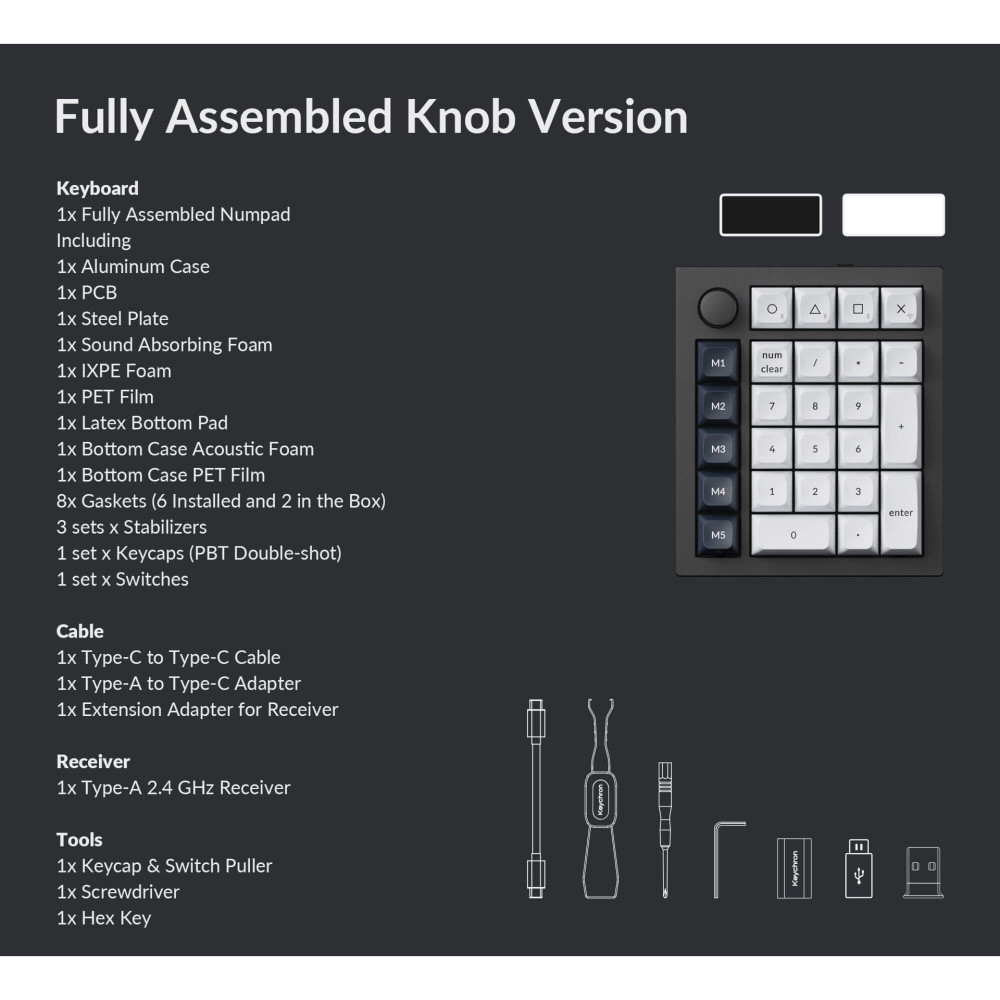 Keychron Q0 Max – Kabelloses, anpassbares Numberpad mit QMK & RGB