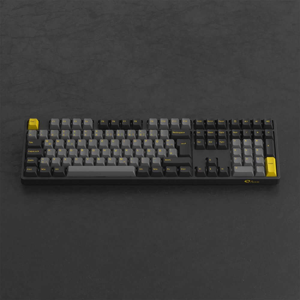 Akko 5108B Plus Black & Gold ISO-DE – Triple-Mode Gaming-Tastatur