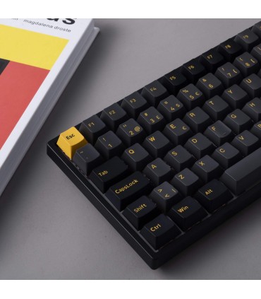 Akko 5108B Plus Noir et Or ISO-DE – Clavier de jeu à trois modes