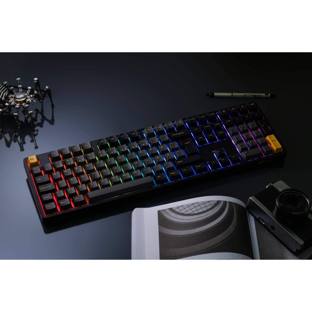 Akko 5108B Plus Black & Gold ISO-DE – Triple-Mode Gaming-Tastatur