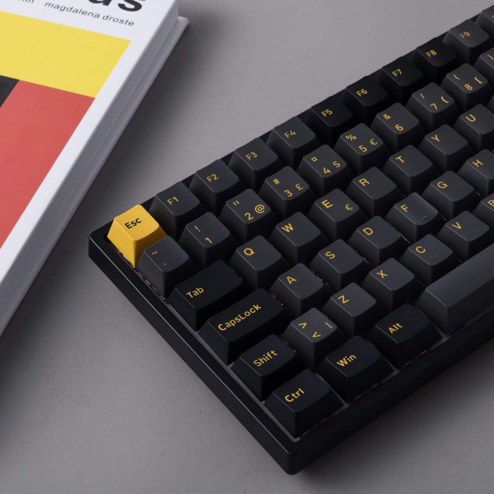 Akko 5108B Plus Noir et Or ISO-DE – Clavier de jeu à trois modes