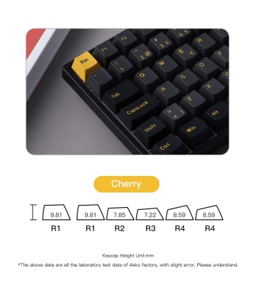 Akko 5108B Plus Black & Gold ISO-DE – Triple-Mode Gaming-Tastatur