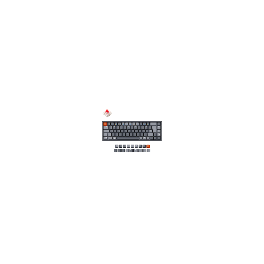 Keychron K6 Hot-Swap Red Switch RGB (ISO-DE)