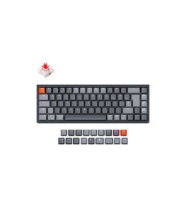 Keychron K6 Hot-Swap Red Switch RGB (ISO-DE)