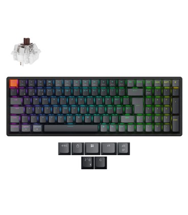 Keychron K4 QMK V3 ISO-CH – 96% Wireless Tastatur mit Hot-Swap