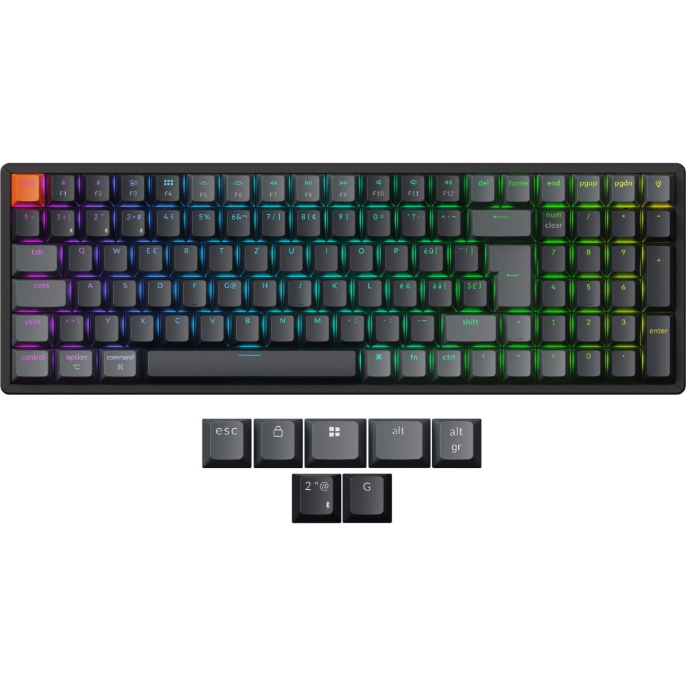 Keychron K4 QMK V3 ISO-CH – 96% Wireless Tastatur mit Hot-Swap
