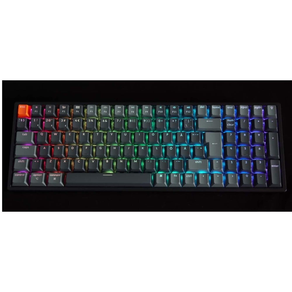 Keychron K4 QMK V3 ISO-CH – Clavier sans fil à 96 % avec remplacement à chaud