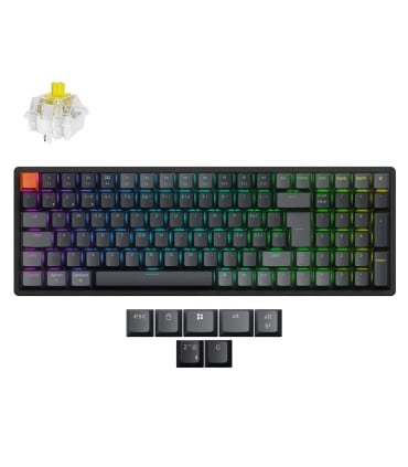 Keychron K4 QMK V3 ISO-CH – 96% Wireless Tastatur mit Hot-Swap