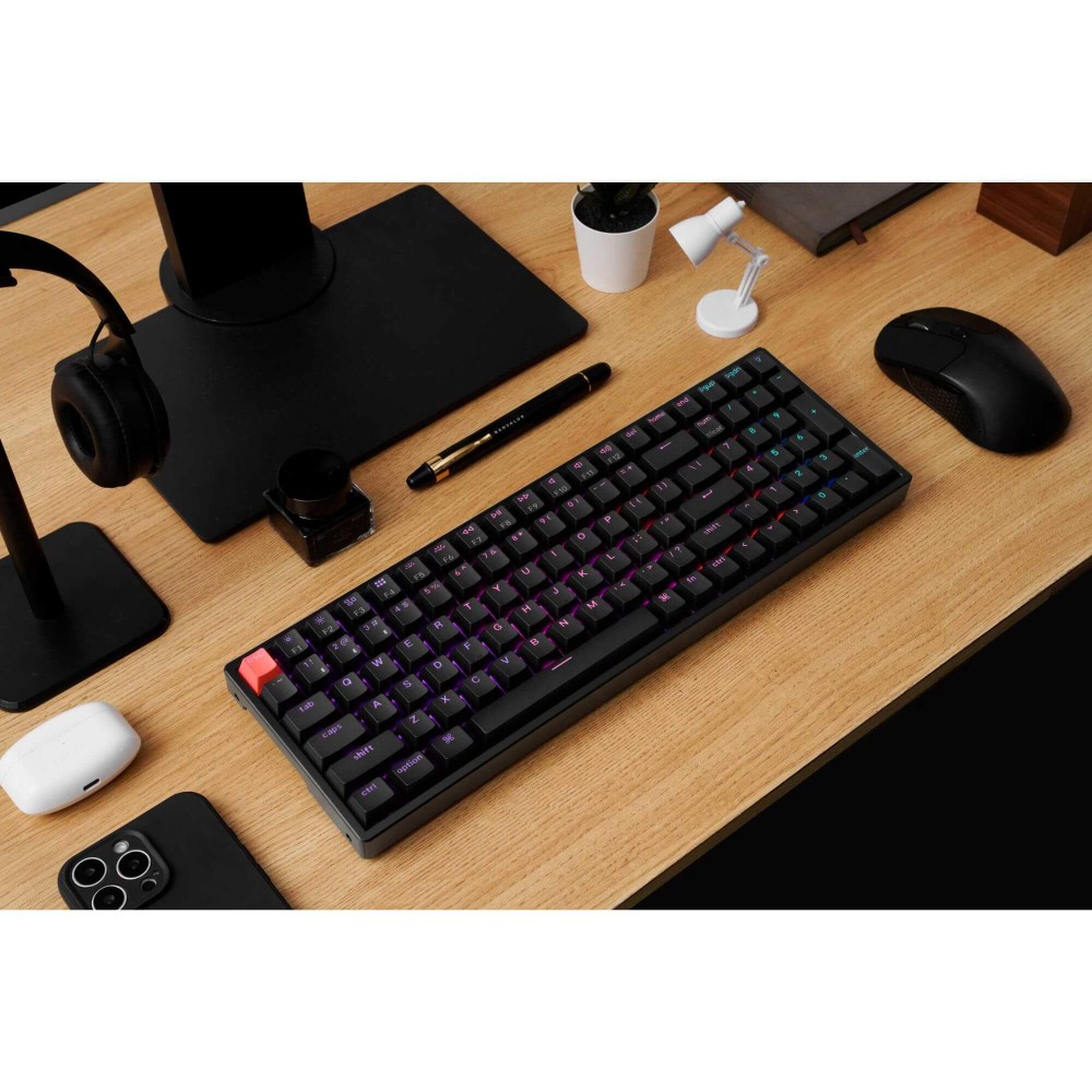 Keychron K4 QMK v3 ANSI-US – Clavier sans fil à 96 % avec remplacement à chaud