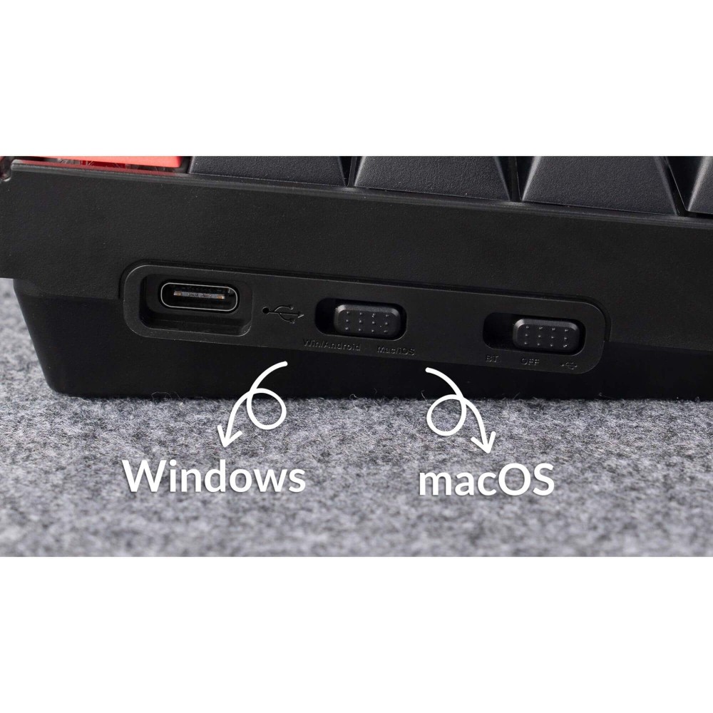 Keychron K4 QMK v3 ANSI-US – Clavier sans fil à 96 % avec remplacement à chaud