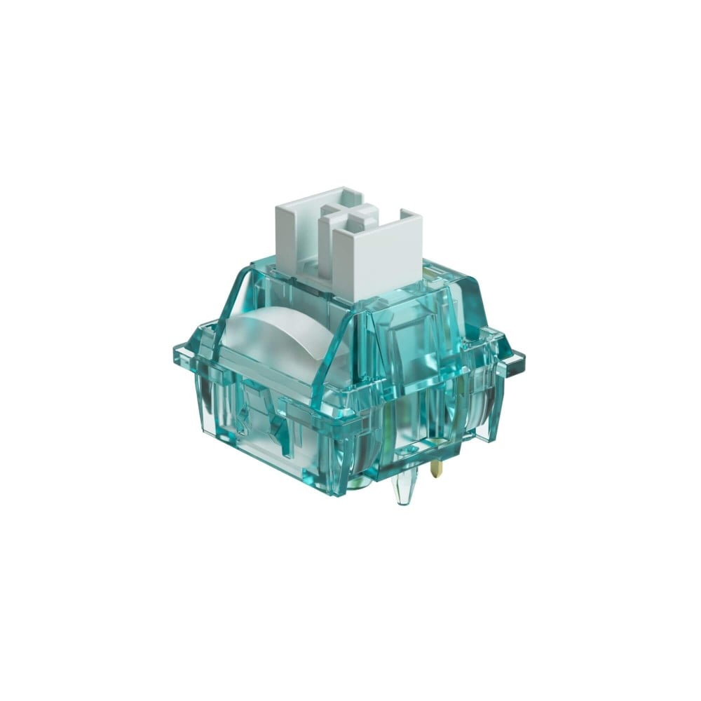 Akko Interrupteur Cyan Crémeux – Clicky Switches 45 pièces pour claviers