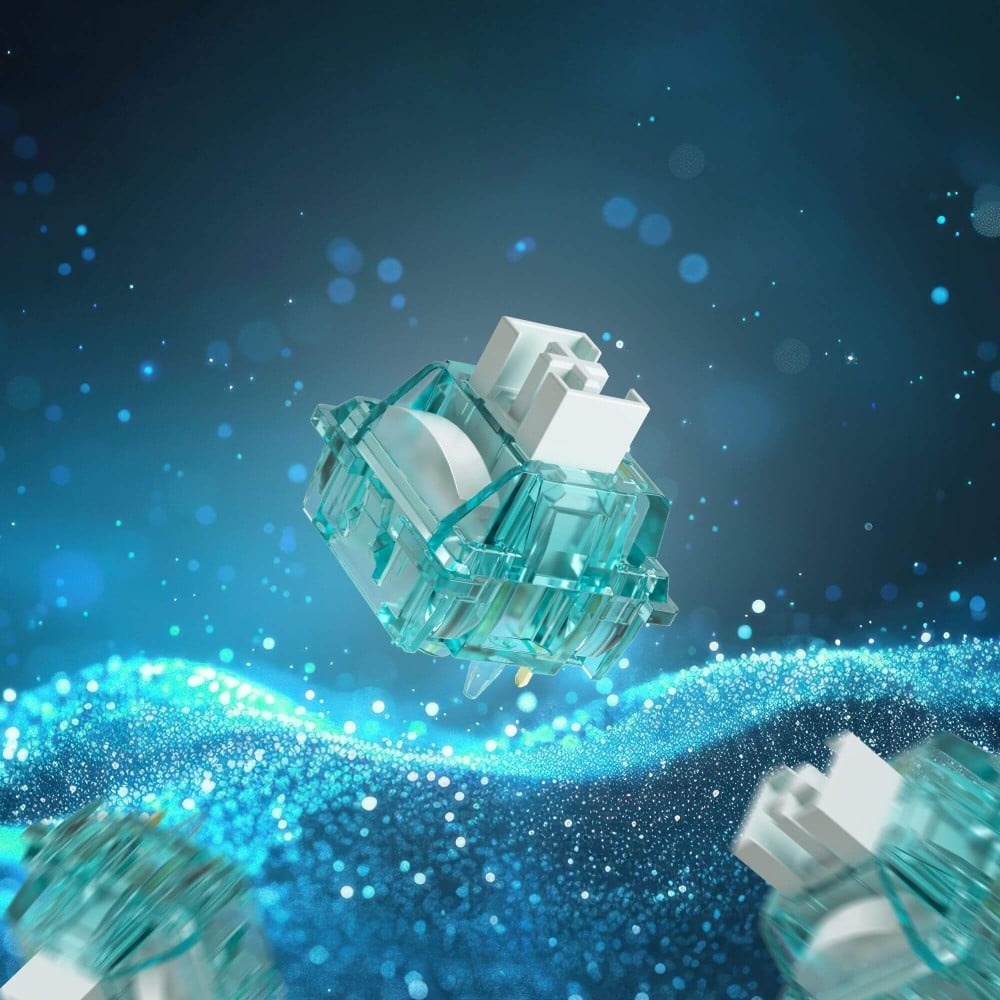 Akko Creamy Cyan Switch – Clicky Switches 45 Pieces for Keyboards