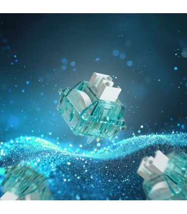 Akko Creamy Cyan Switch – Clicky Switches 45 Pieces for Keyboards