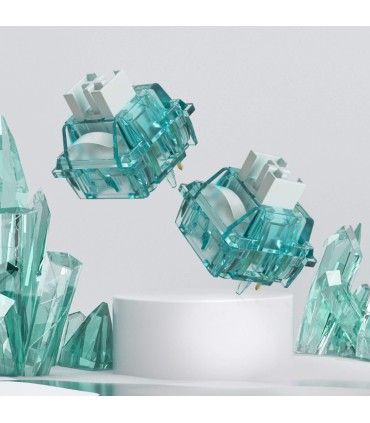 Akko Creamy Cyan Switch – Clicky Switches 45 Pieces for Keyboards