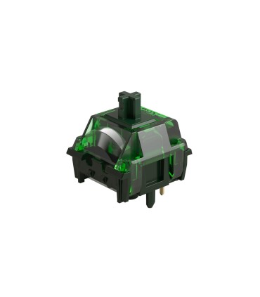 MonsGeek Green Fog Switch linéaire – 60 gf, diffuseur RGB, compatible MX