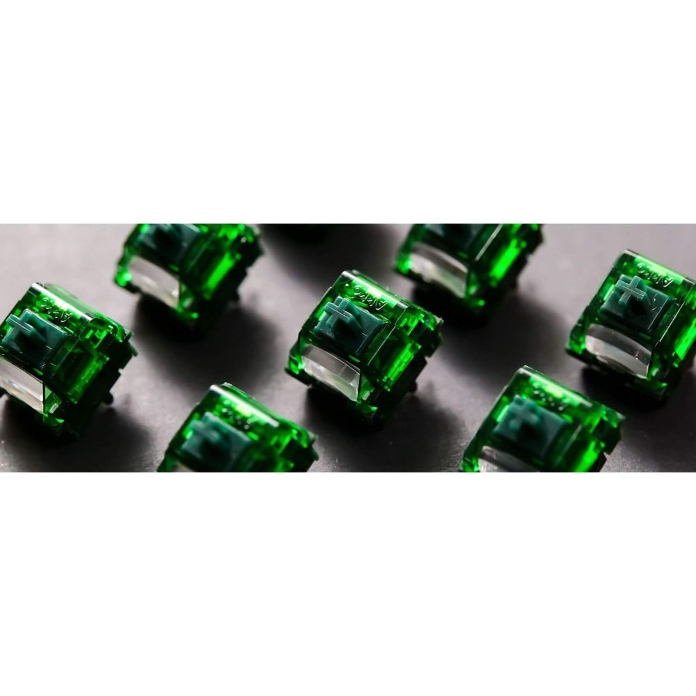 MonsGeek Green Fog Switch linear – 60 gf, RGB-Diffusor, MX-kompatibel