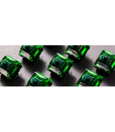 MonsGeek Green Fog Switch linéaire – 60 gf, diffuseur RGB, compatible MX