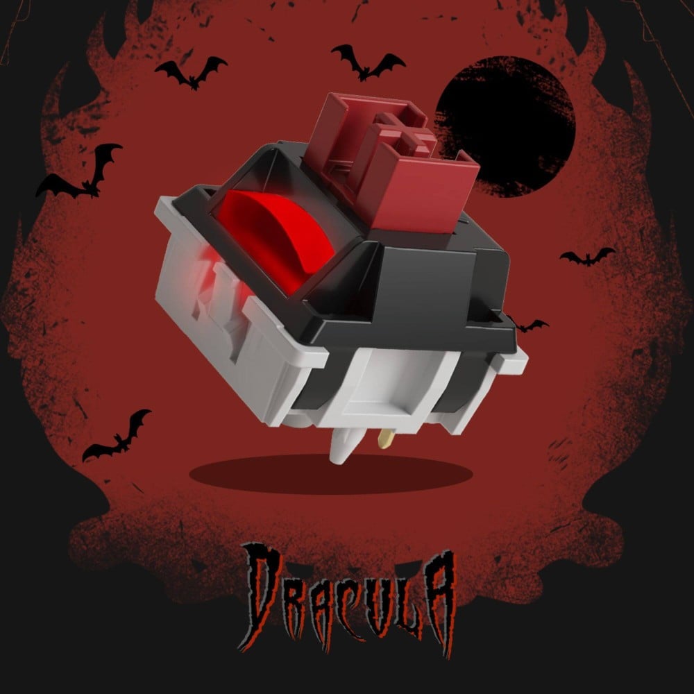 Akko Interrupteur Dracula (lubrifié) (45 pièces)