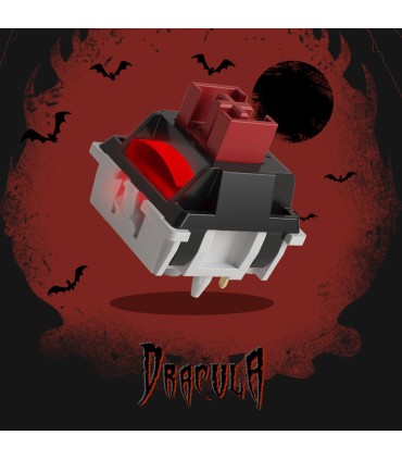 Akko Dracula Linear Switches 35gf – 45 pcs POK Material