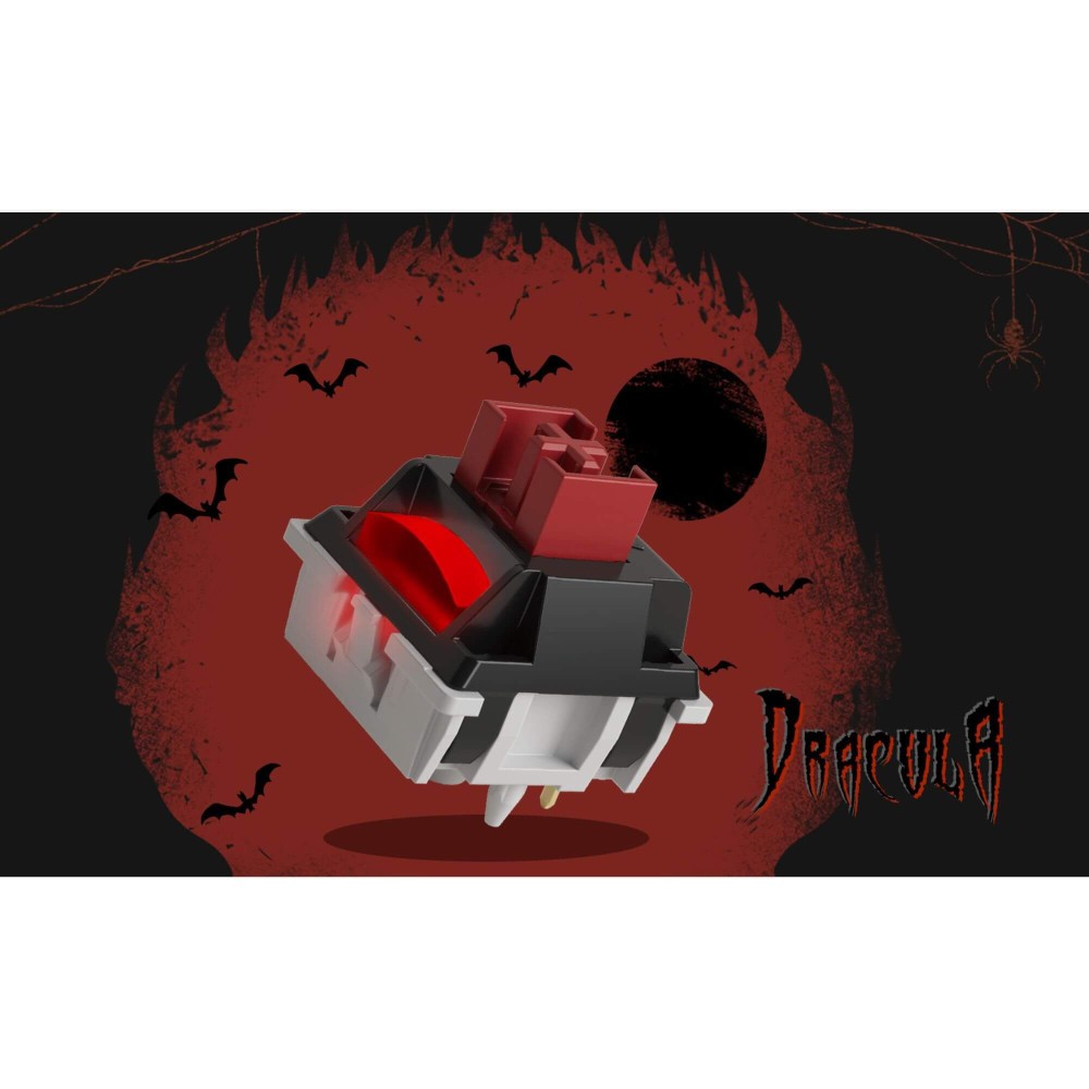Akko Dracula Linear Switches 35gf – 45 pcs POK Material