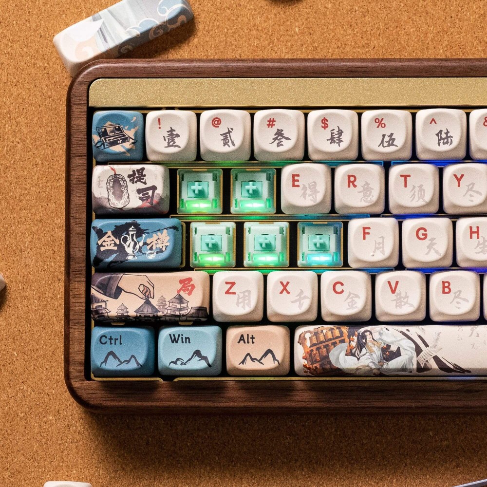 Akko Botany Switch – Linear 38gf, 45pcs for Custom Keyboards