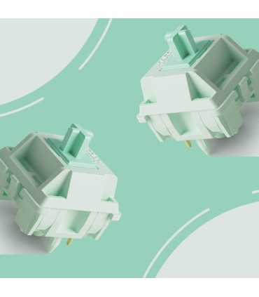 Akko Botany Switch – Linéaire 38gf, 45pcs pour claviers personnalisés