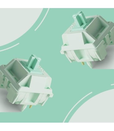 Akko Botany Switch – Linear 38gf, 45pcs for Custom Keyboards