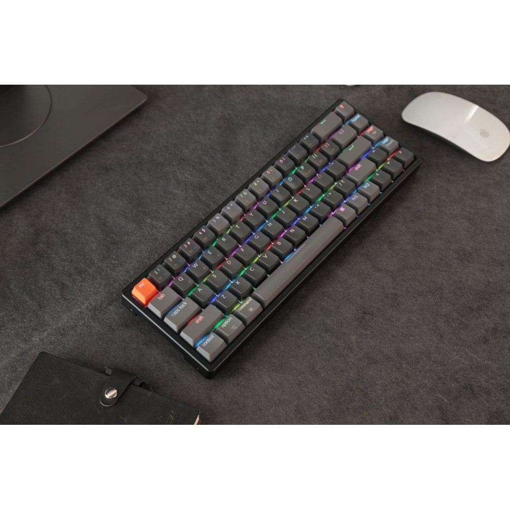 Keychron K6 Interrupteur marron remplaçable à chaud RVB (ISO-CH)