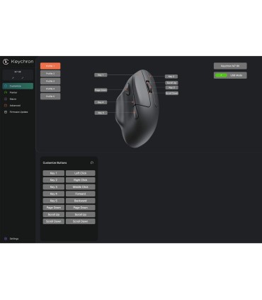 Keychron M7 8K Wireless Mouse – 66 g, PAW3950, 8000 Hz