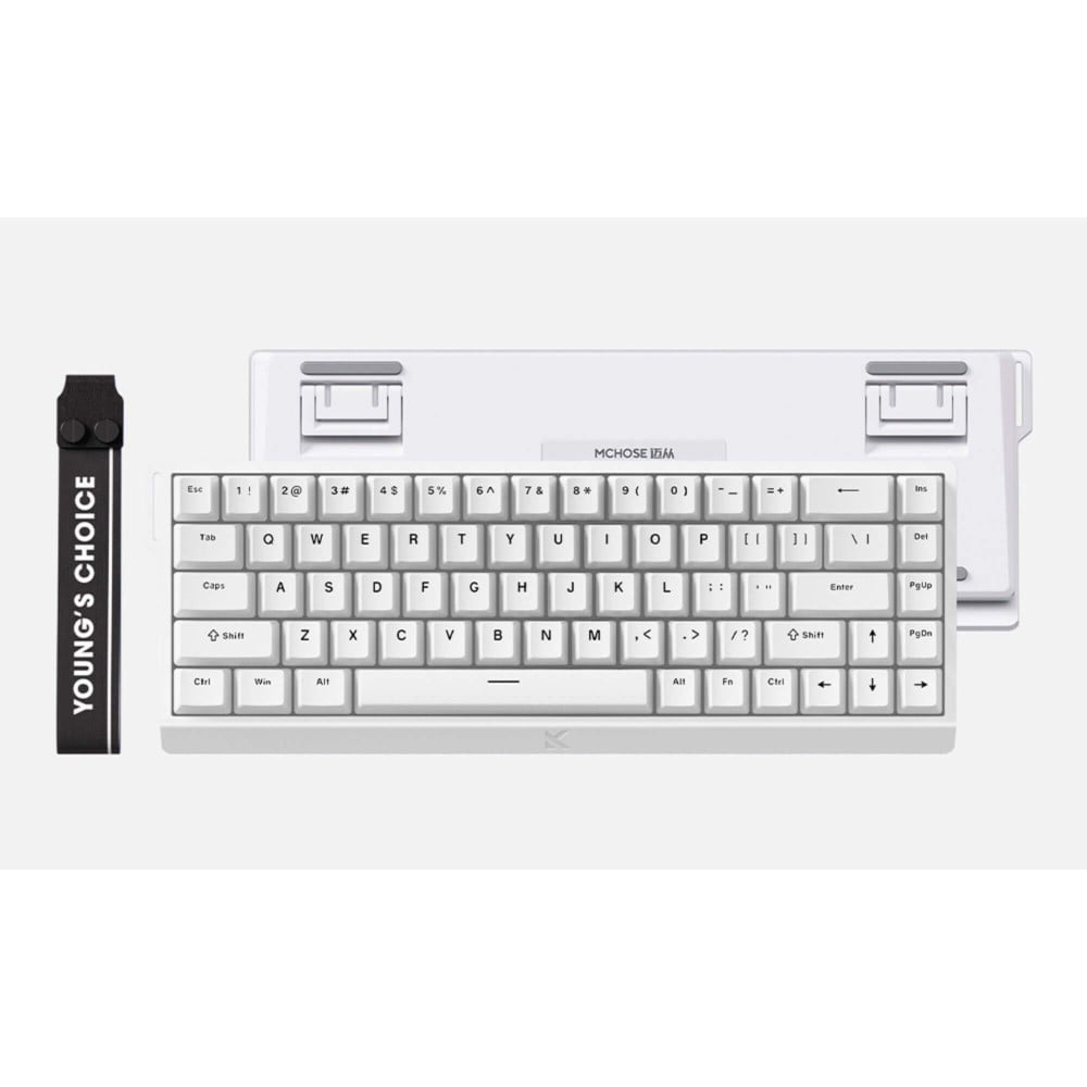 MCHOSE Clavier de jeu Ace 68 avec commutateurs magnétiques bleu glacier