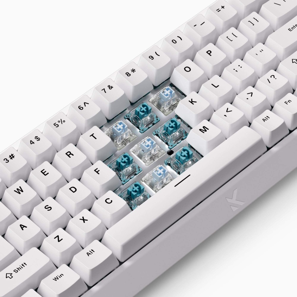 MCHOSE Clavier de jeu Ace 68 avec commutateurs magnétiques bleu glacier