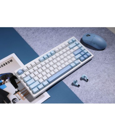 MCHOSE G75 Tri-Mode – Clavier 75 % avec commutateurs Matcha Latte V2