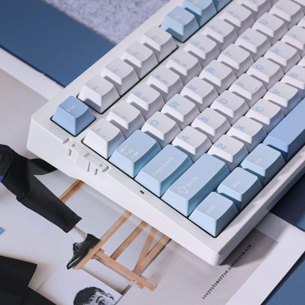 MCHOSE G75 Tri-Mode – Clavier 75 % avec commutateurs Matcha Latte V2