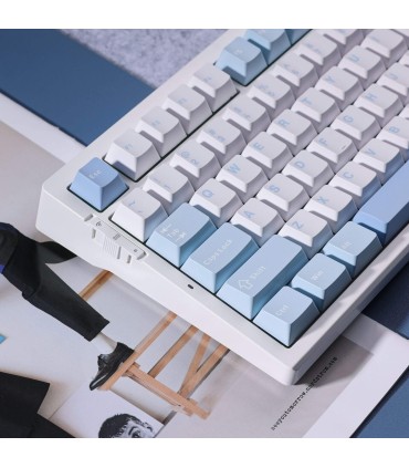 MCHOSE G75 Tri-Mode – Clavier 75 % avec commutateurs Matcha Latte V2