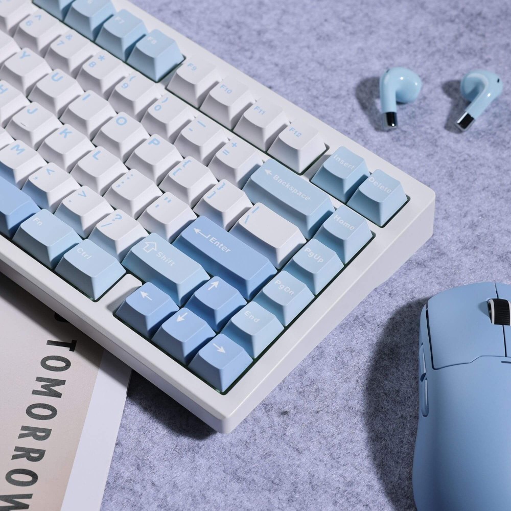 MCHOSE G75 Tri-Mode – Clavier 75 % avec commutateurs Matcha Latte V2