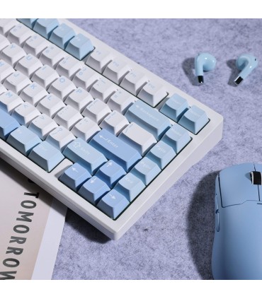 MCHOSE G75 Tri-Mode – Clavier 75 % avec commutateurs Matcha Latte V2