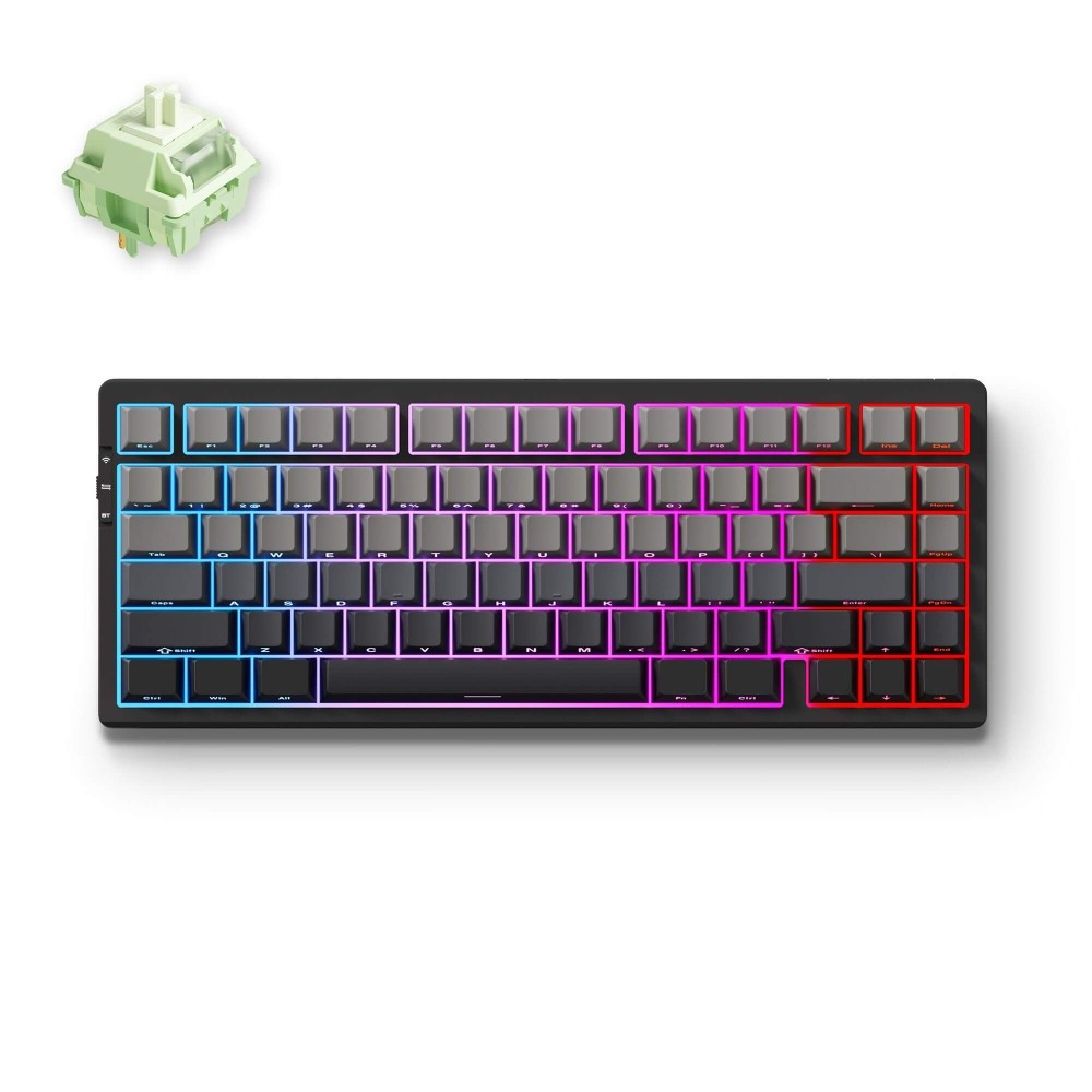 MCHOSE G75 Tri-Mode – Clavier 75 % avec commutateurs Matcha Latte V2
