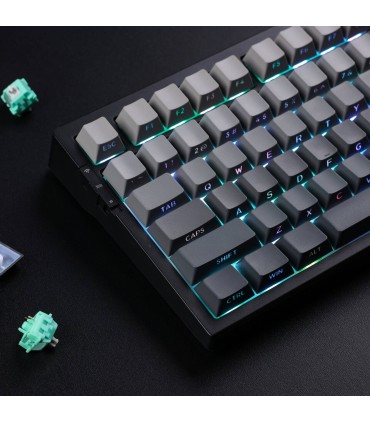 MCHOSE G75 Tri-Mode – Clavier 75 % avec commutateurs Matcha Latte V2
